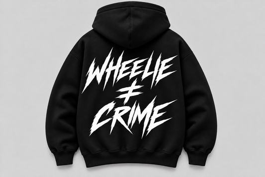 Stealth.Co (Sweatshirt) Wheelie Doesn't Equal Crime